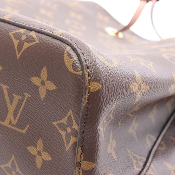 Louis Vuitton Shoulder Bag Neonoe M44022 Rose Poudre Pvc Coated Canvas Leather - Picture 6 of 7